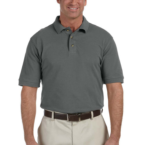 Harriton Men's 6 oz. Ringspun Cotton Piqué Polo