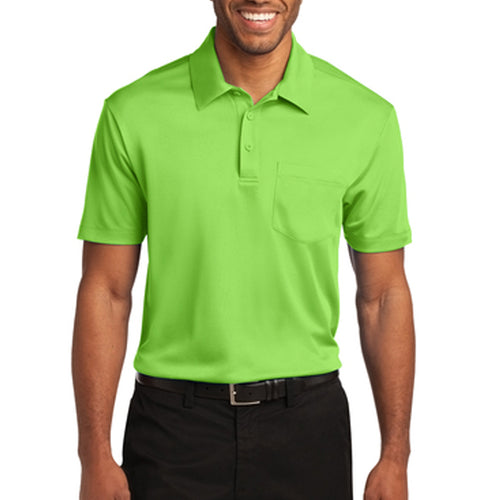 Port Authority Silk Touch Performance Pocket Polo