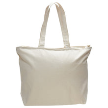 Canvas Zippered Tote